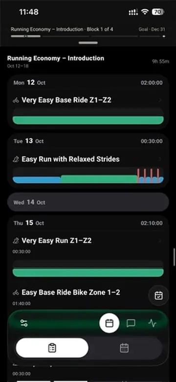 Plan im Dark Mode