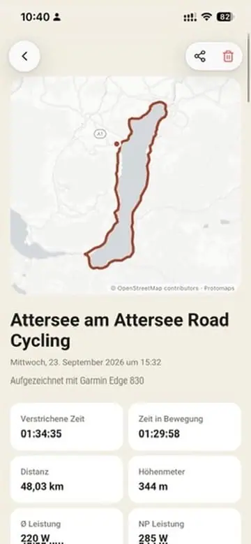 Aktivitätsdetails